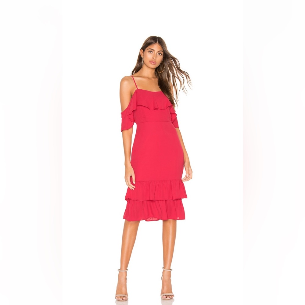 Revolve Superdown Cecily Midi Dress
